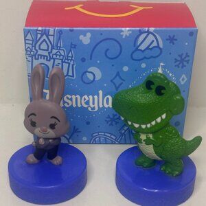 McDonald’s Disney100 Happy Meal Toys – Judy Hopps & Rex (Toy Story) w/ Box